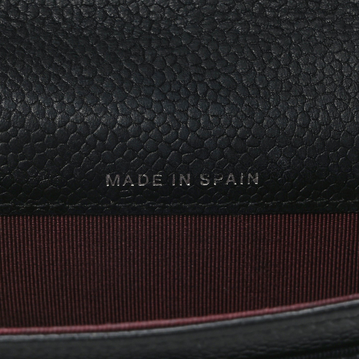 Caviar Quilted Flap Card Holder Black