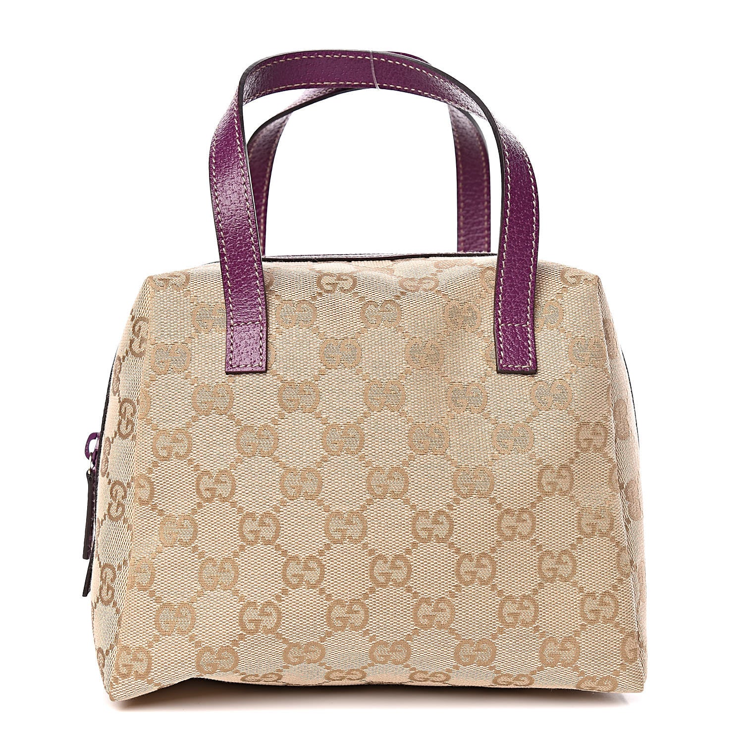 Gucci Monogram Large Balthus Cosmetic Pouch Purple 1 of 11