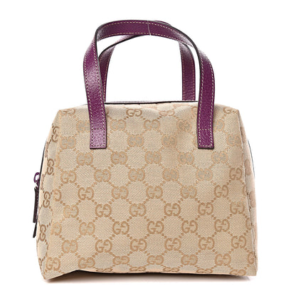 Gucci Monogram Large Balthus Cosmetic Pouch Purple 1 of 11