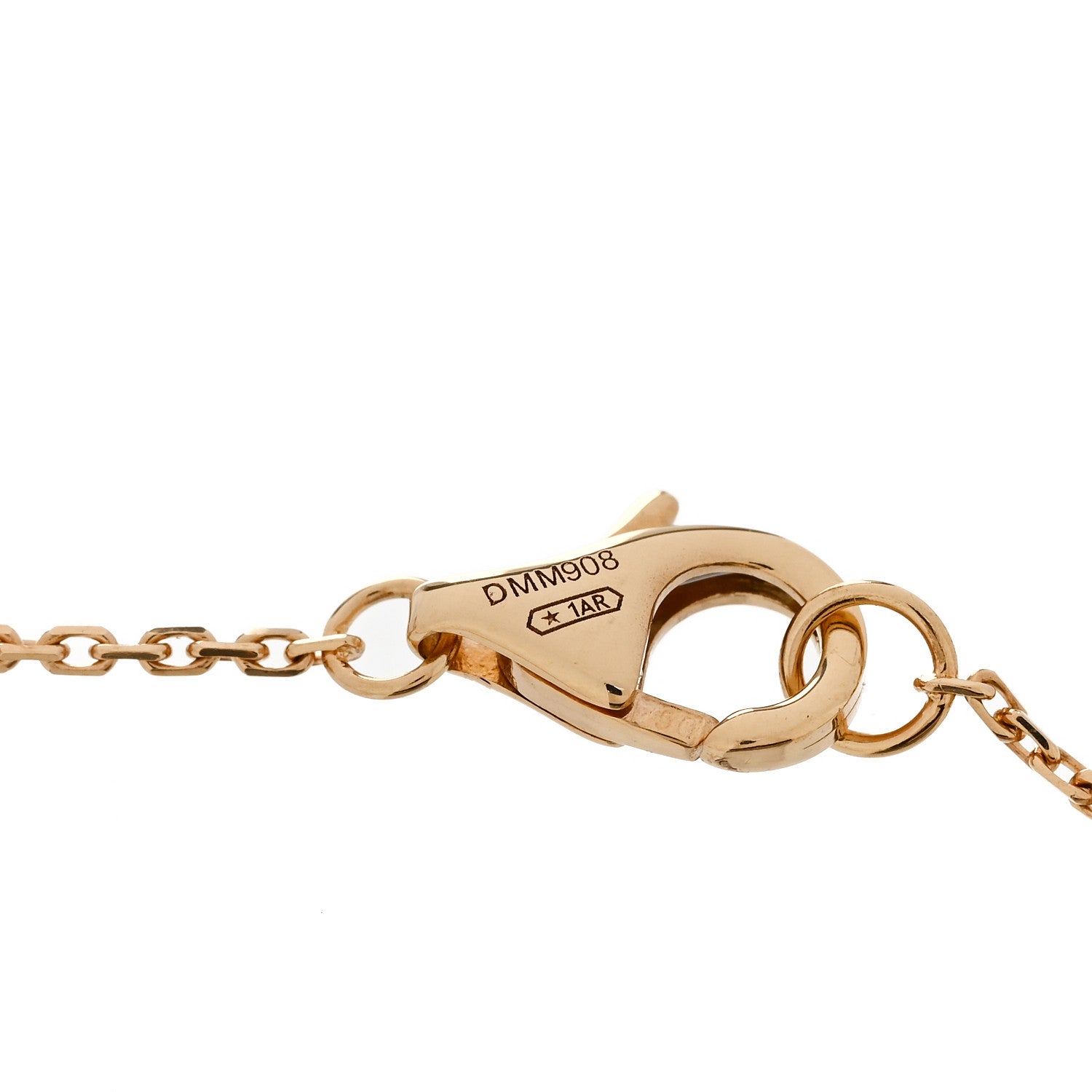 Cartier 18K Yellow Gold Diamond Chrysoprase Amulette de Cartier Bracelet 3 of 5