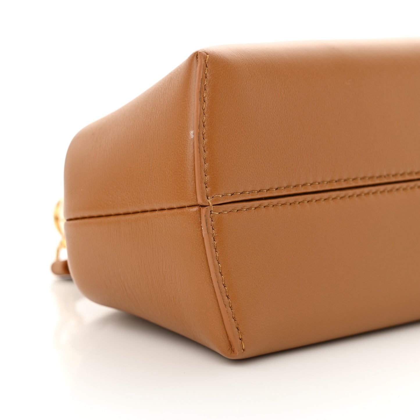 Shiny Nappa Small Fendi First Caramello