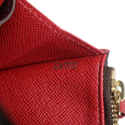 Louis Vuitton Monogram Emilie Wallet Red 7 of 7