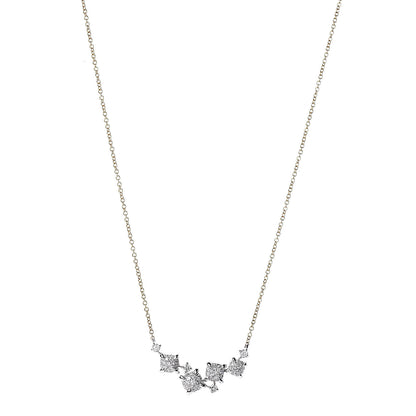 David Yurman 18K Yellow White Gold Diamond Precious Chatelaine Necklace 1 of 5