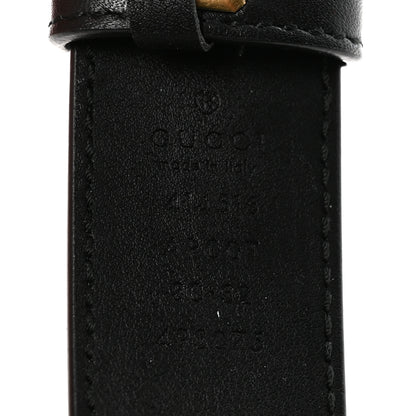 Gucci Calfskin Double G 30mm Belt 80 32 Black 5 of 6