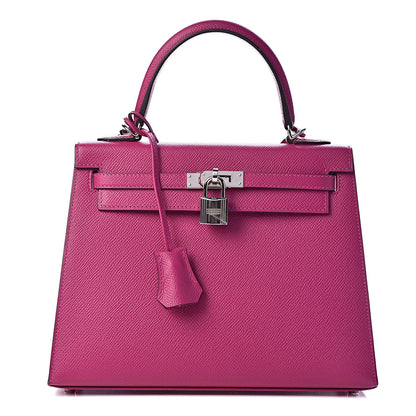 Hermes Epsom Kelly Sellier 25 Rose Pourpre 1 of 41