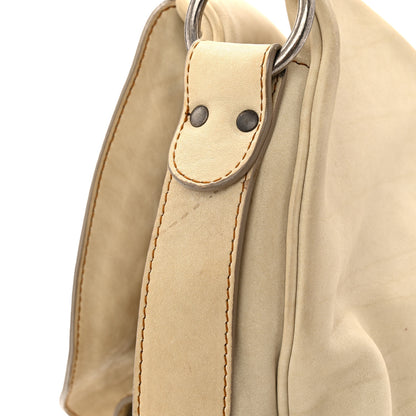 Christian Dior Calfskin Medium Gaucho Double Saddle Bag Ivory 13 of 13