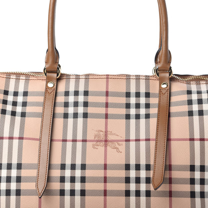 Burberry Haymarket Check Medium Salisbury Tote Camel 12 of 12