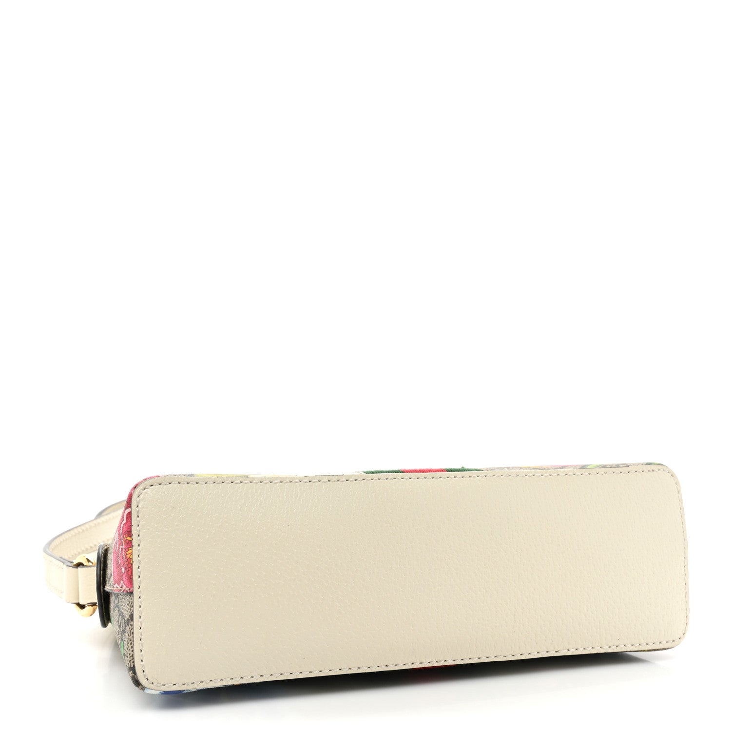 Gucci GG Supreme Monogram Flora Web GG Small Ophidia Dome Shoulder Bag White 4 of 16