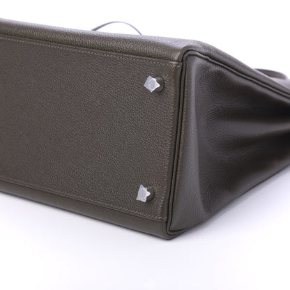Hermes Togo Kelly Retourne 35 Vert Bronze 7 of 11