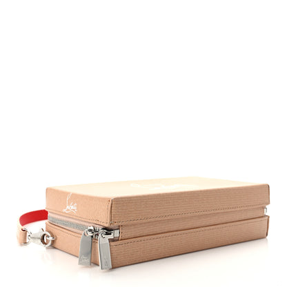Christian Louboutin Calfskin Kraftilou Logo Clutch 4 of 9