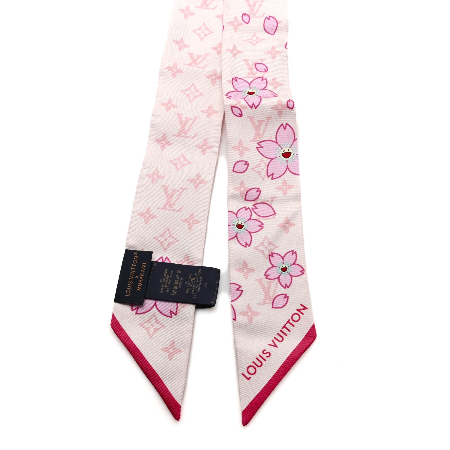 Louis Vuitton LV X TM Silk Monogram Cherry Blossom BB Bandeau Pink 2 of 3