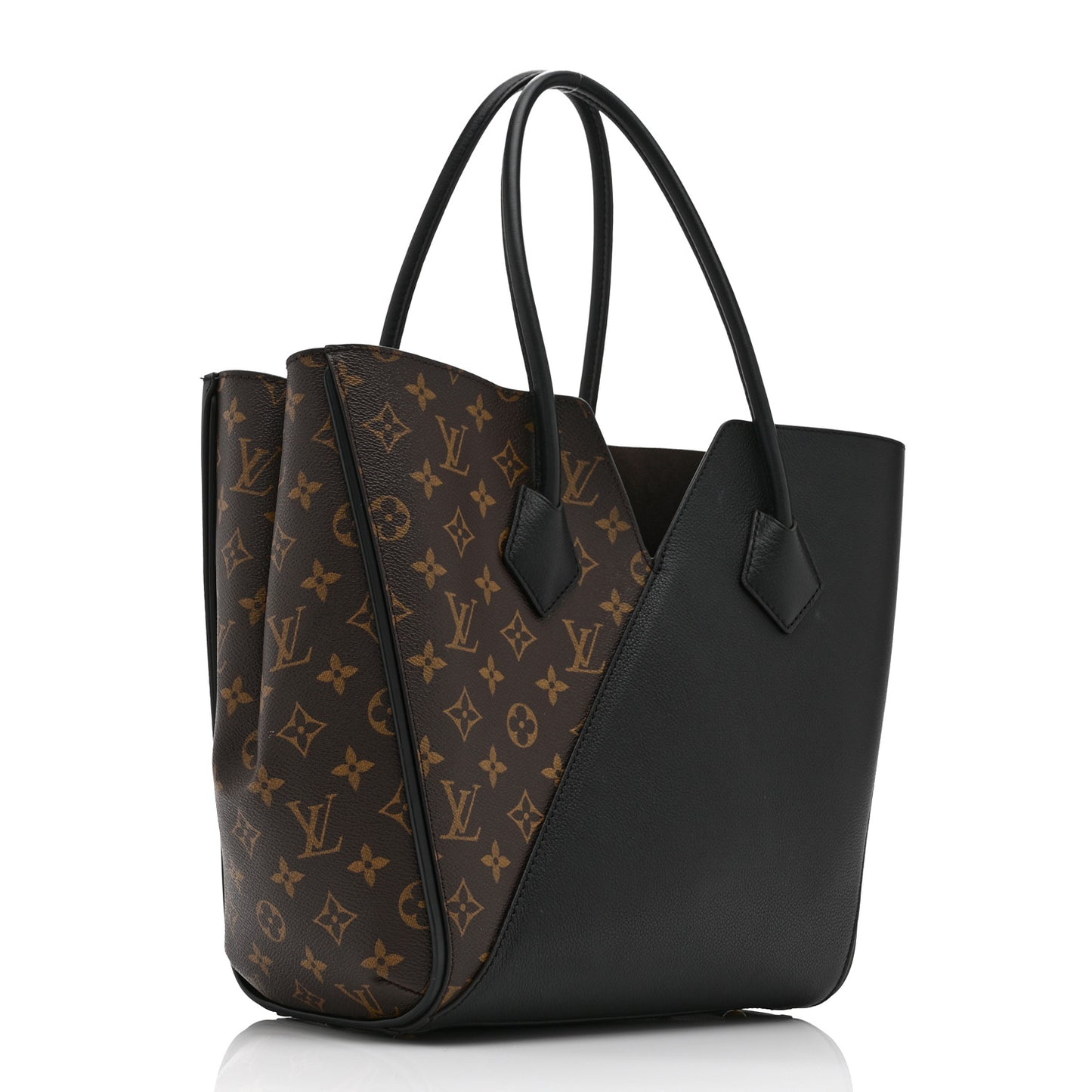 Calfskin Monogram Kimono Tote Black