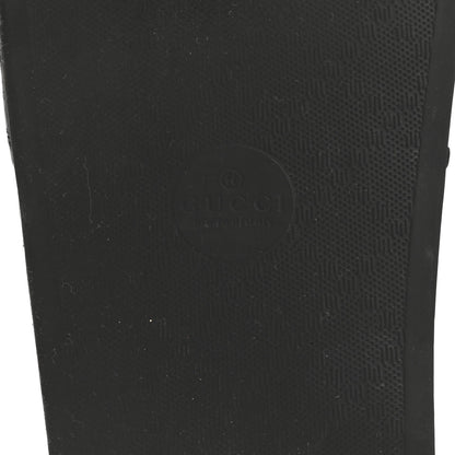 Gucci Satin Web Bow Slide Sandals Black 8 of 10