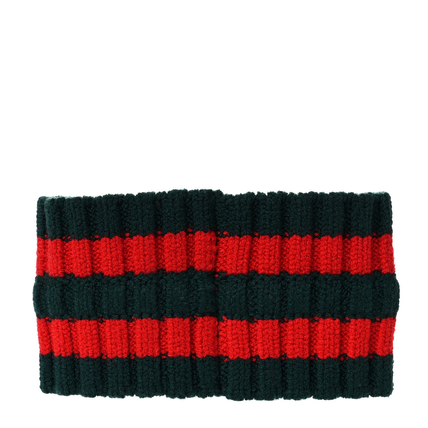 Gucci Wool Web Headband M Green Red 3 of 6