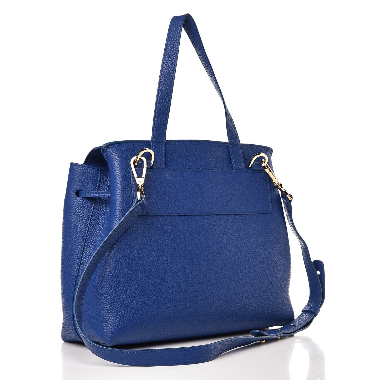 Tumbled Calfskin Lady Bag Royal