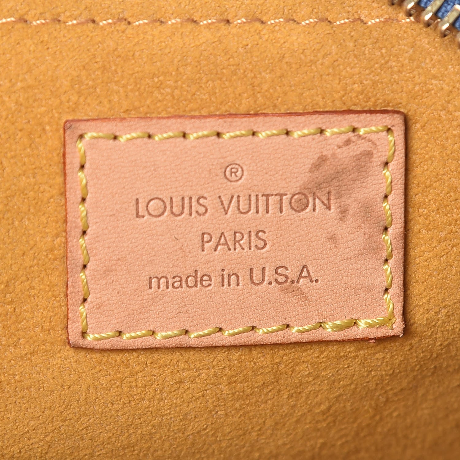 Louis Vuitton Monogram Denim Baggy PM Blue 6 of 19