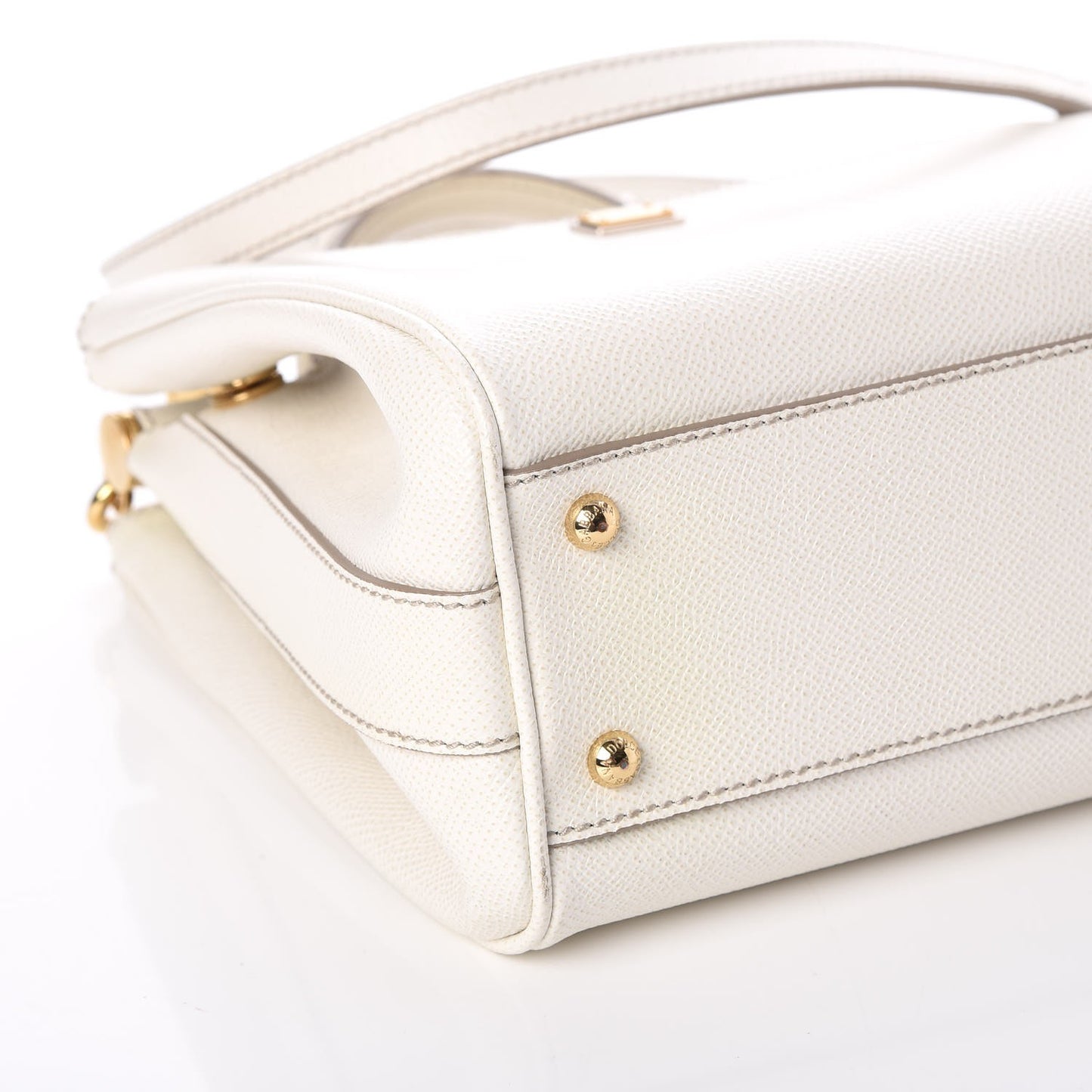 Dauphine Miss Sicily Double Zip Satchel White