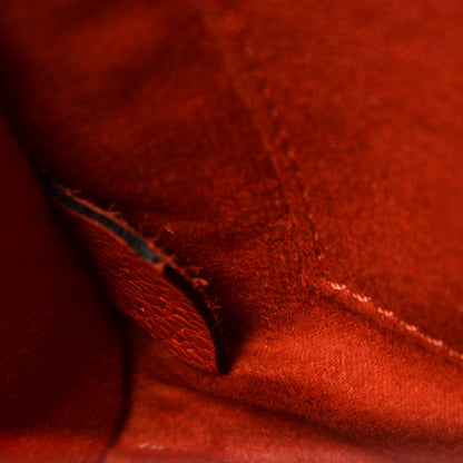 Celine Drummed Calfskin Nano Luggage Vermillion 11 of 11