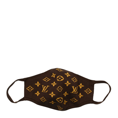 Louis Vuitton Monogram Knit Face Mask Brown 1 of 4