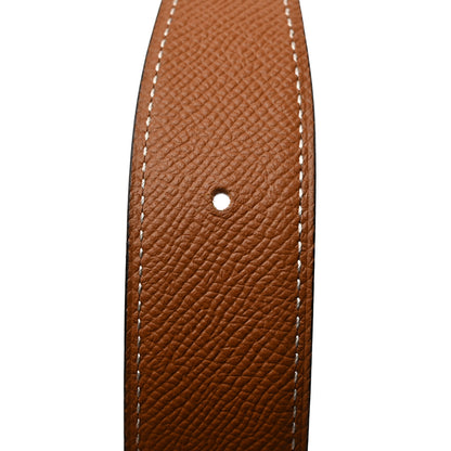 Hermes Epsom 32mm Belt Strap 85 80/32 Rouge H Gold 5 of 7