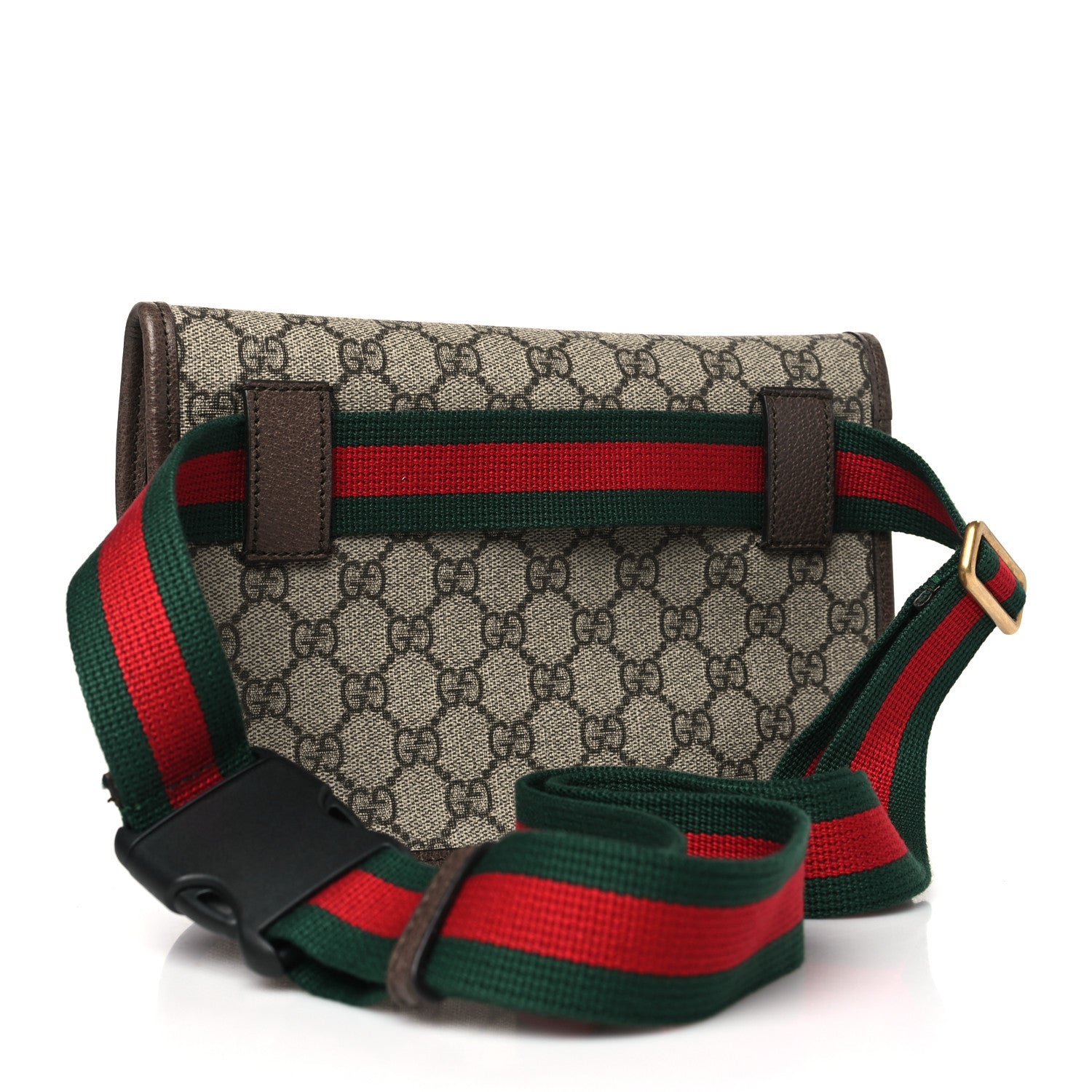 Gucci GG Supreme Monogram Neo Vintage Web Belt Bag Brown 3 of 9