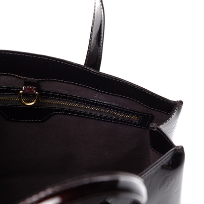 Louis Vuitton Vernis Wilshire PM Amarante 10 of 17