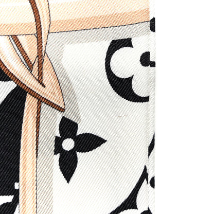 Louis Vuitton Silk Monogram Confidential Bandeau Black 6 of 6