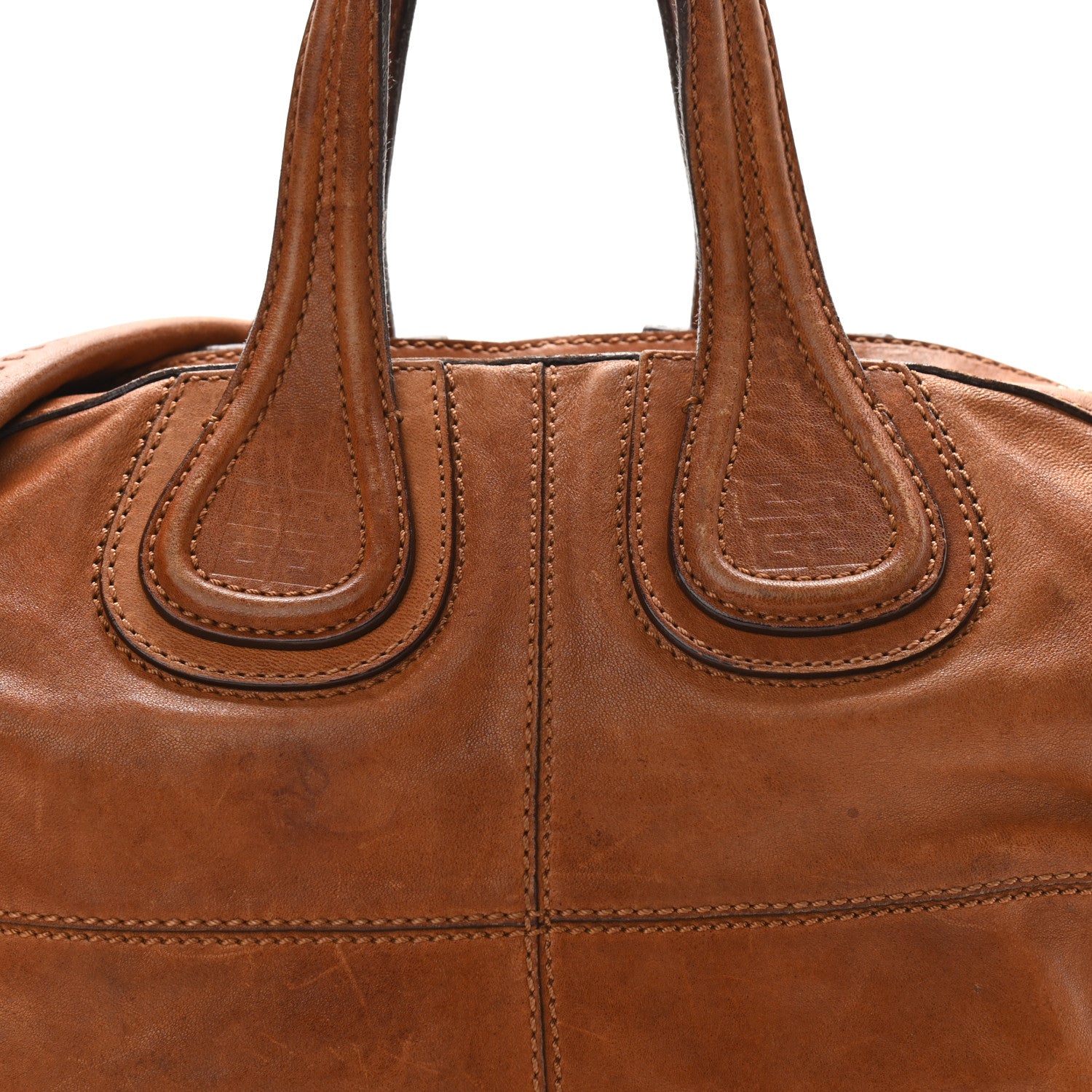 Givenchy Calfskin Cable Embossed Small Nightingale Brown 7 of 11
