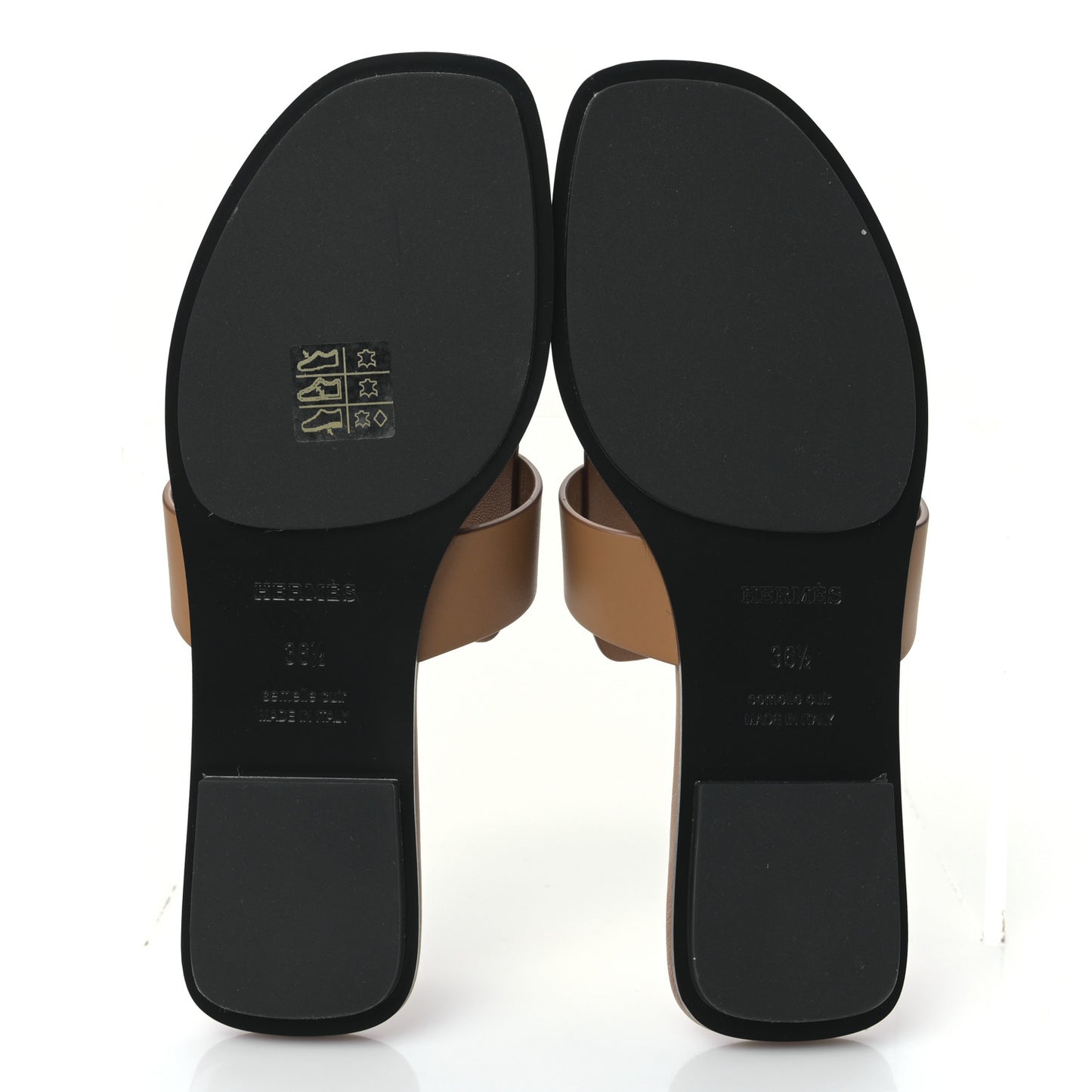 Calfskin Womens Galerie Sandals 36.5 Gold