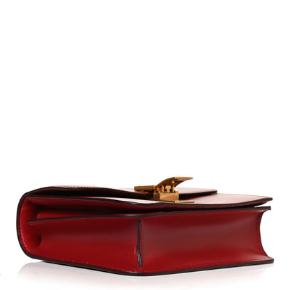 Celine Box Calfskin Teen Classic Box Flap Bag Red 3 of 9