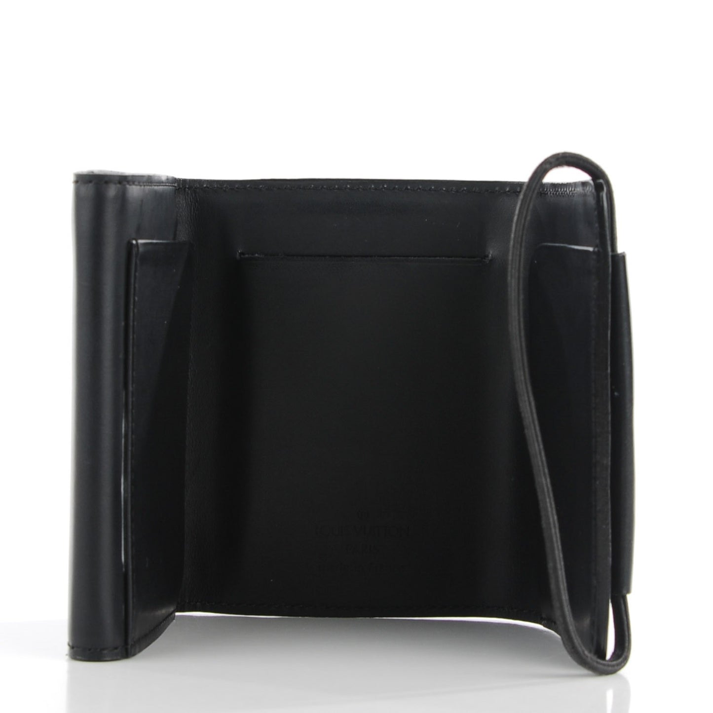 Epi Porte-Monnaie Elastique Wallet Black