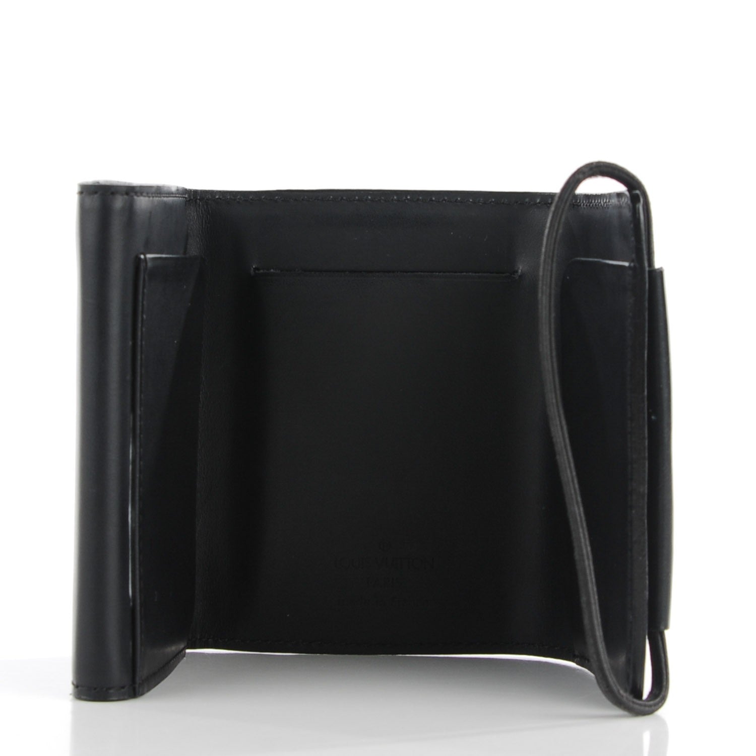 Louis Vuitton Epi Porte-Monnaie Elastique Wallet Black 5 of 7