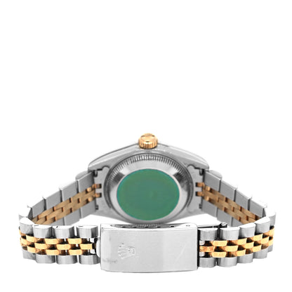 Rolex Stainless Steel 18K Yellow Gold Diamond 26mm Oyster Perpetual Datejust Watch Champagne 79173 3 of 4
