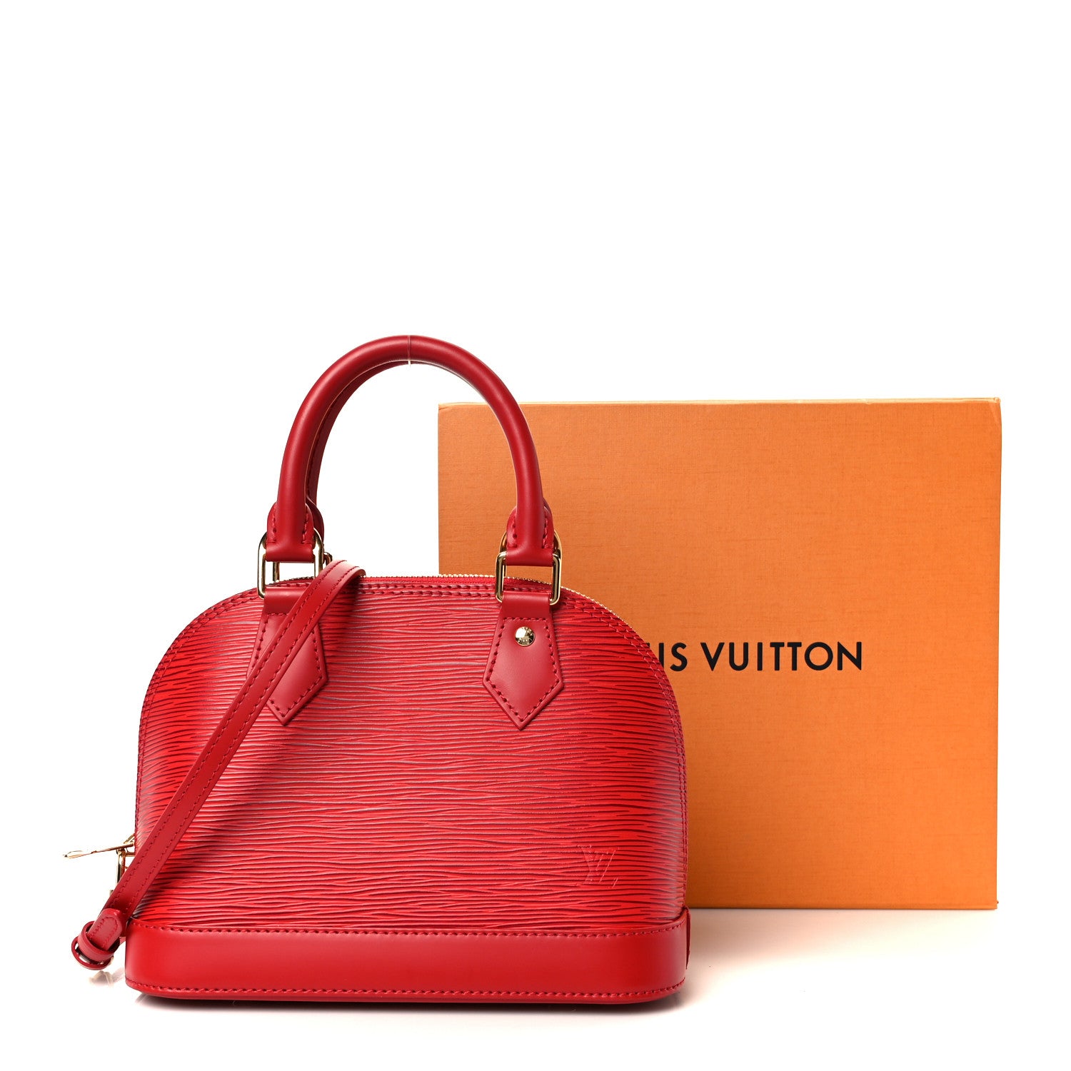 Louis Vuitton Epi Alma BB Castillan Red 13 of 13