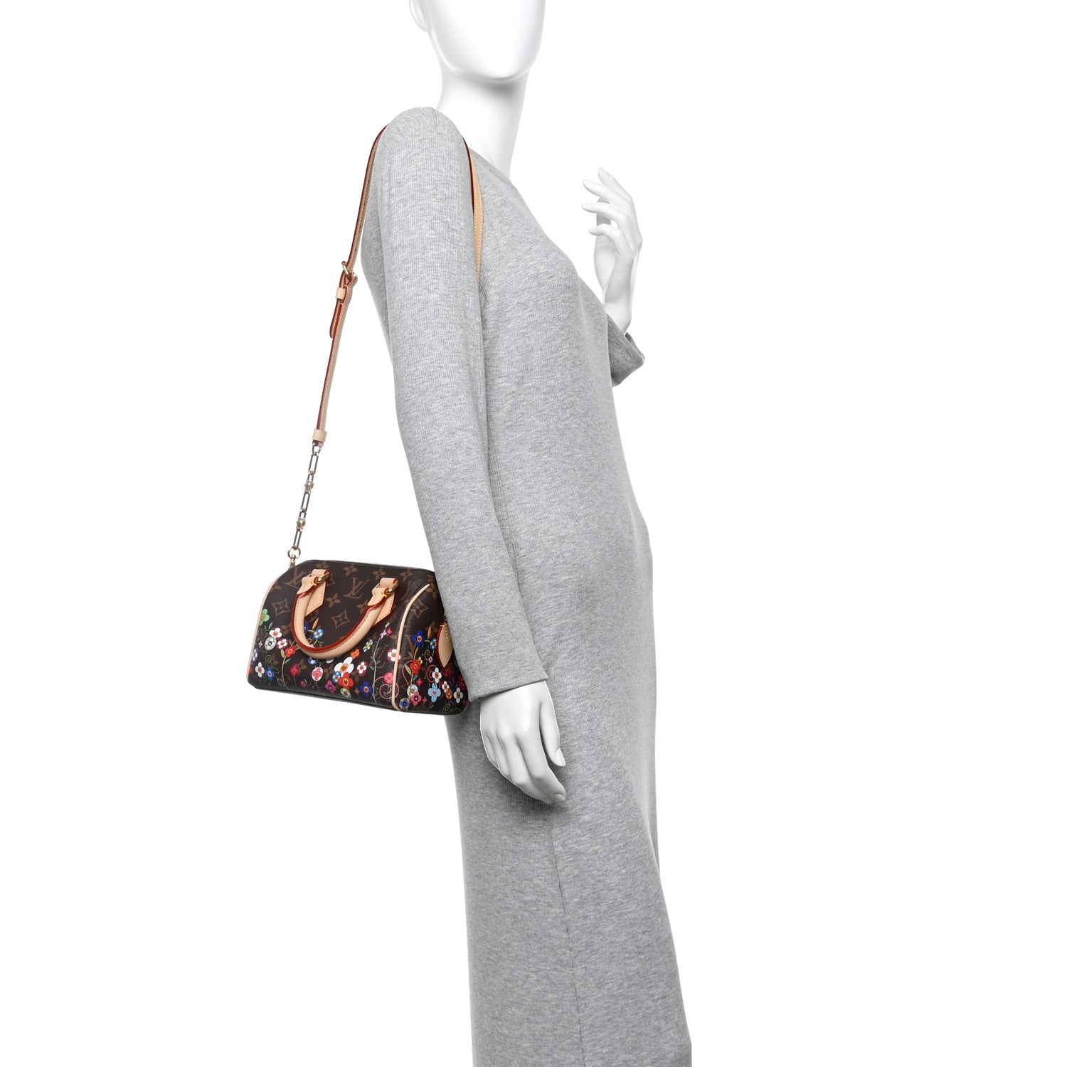 Louis Vuitton LV X TM Monogram Flowers Speedy Bandouliere 20 2 of 9