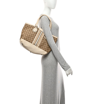 Gucci Monogram Web Sunset Tote Off White 2 of 16