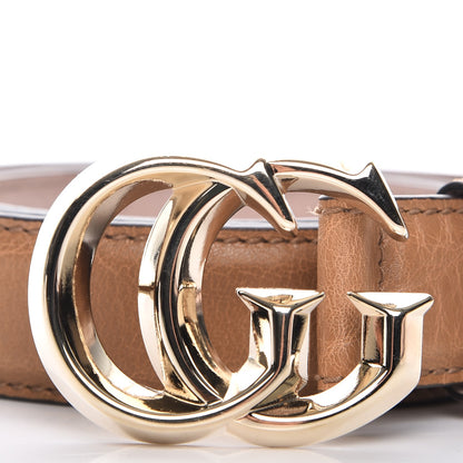 Gucci Calfskin Double G Belt 90 36 Brown 4 of 9