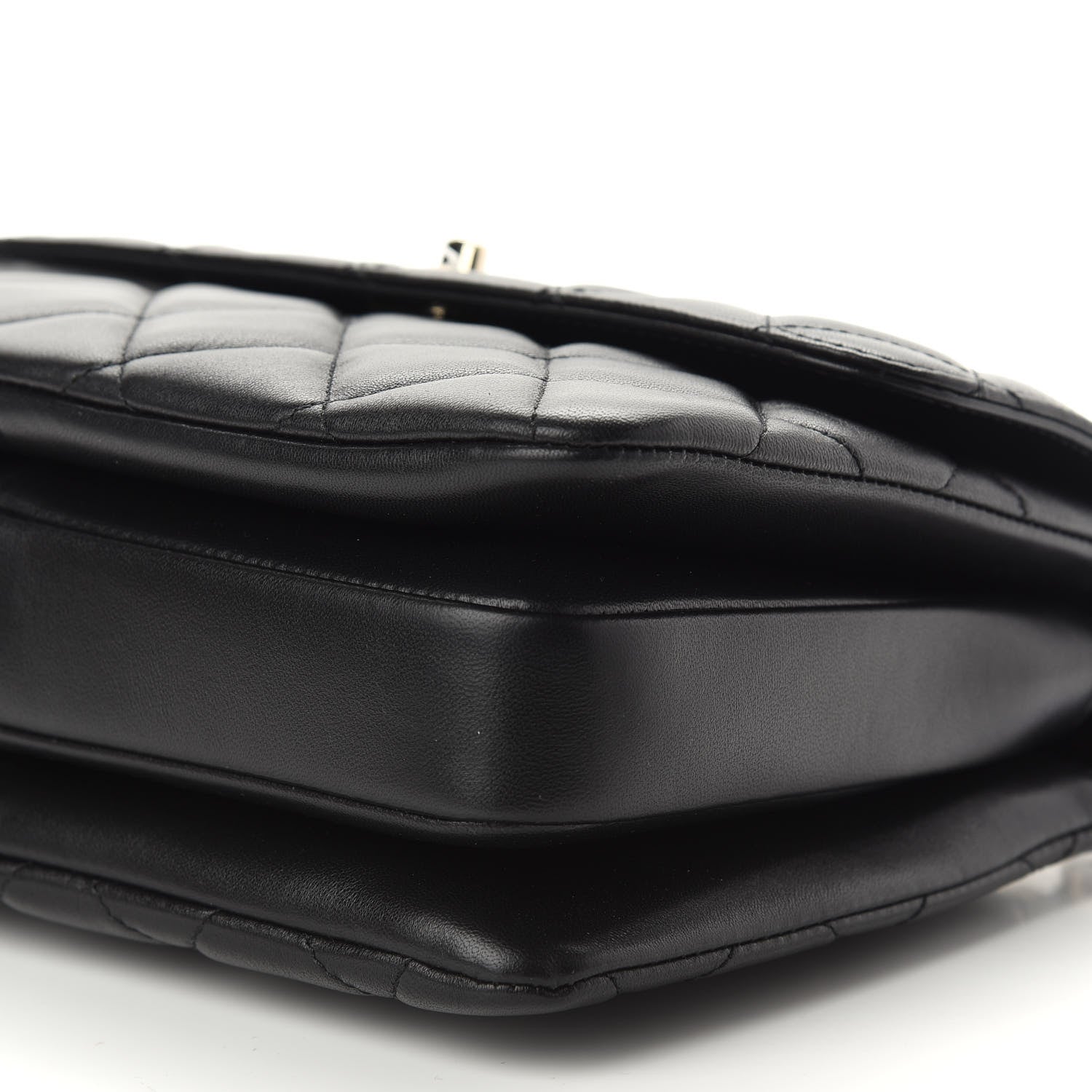Chanel Lambskin Quilted Small Trendy CC Dual Handle Flap Bag Black 9 of 9