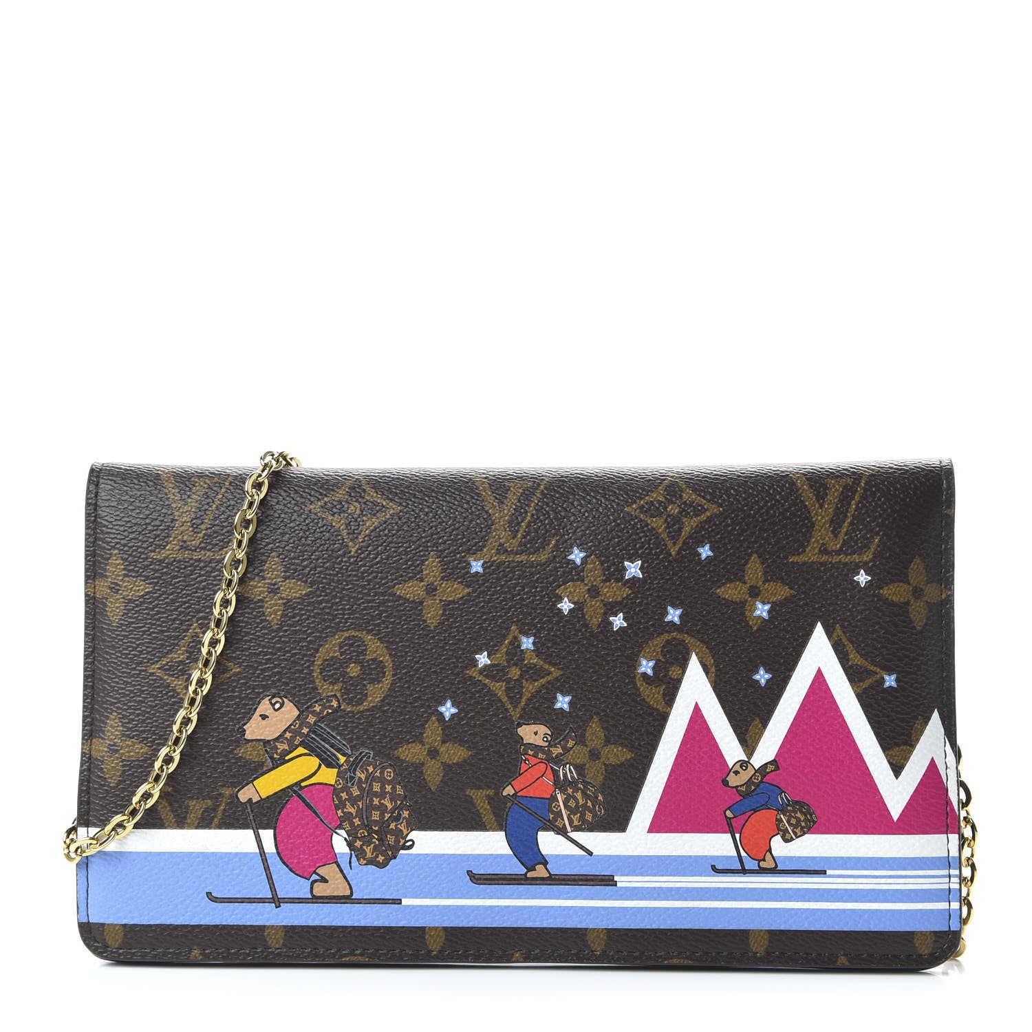 Louis Vuitton Monogram 2018 Christmas Animation Pochette Weekend 1 of 10