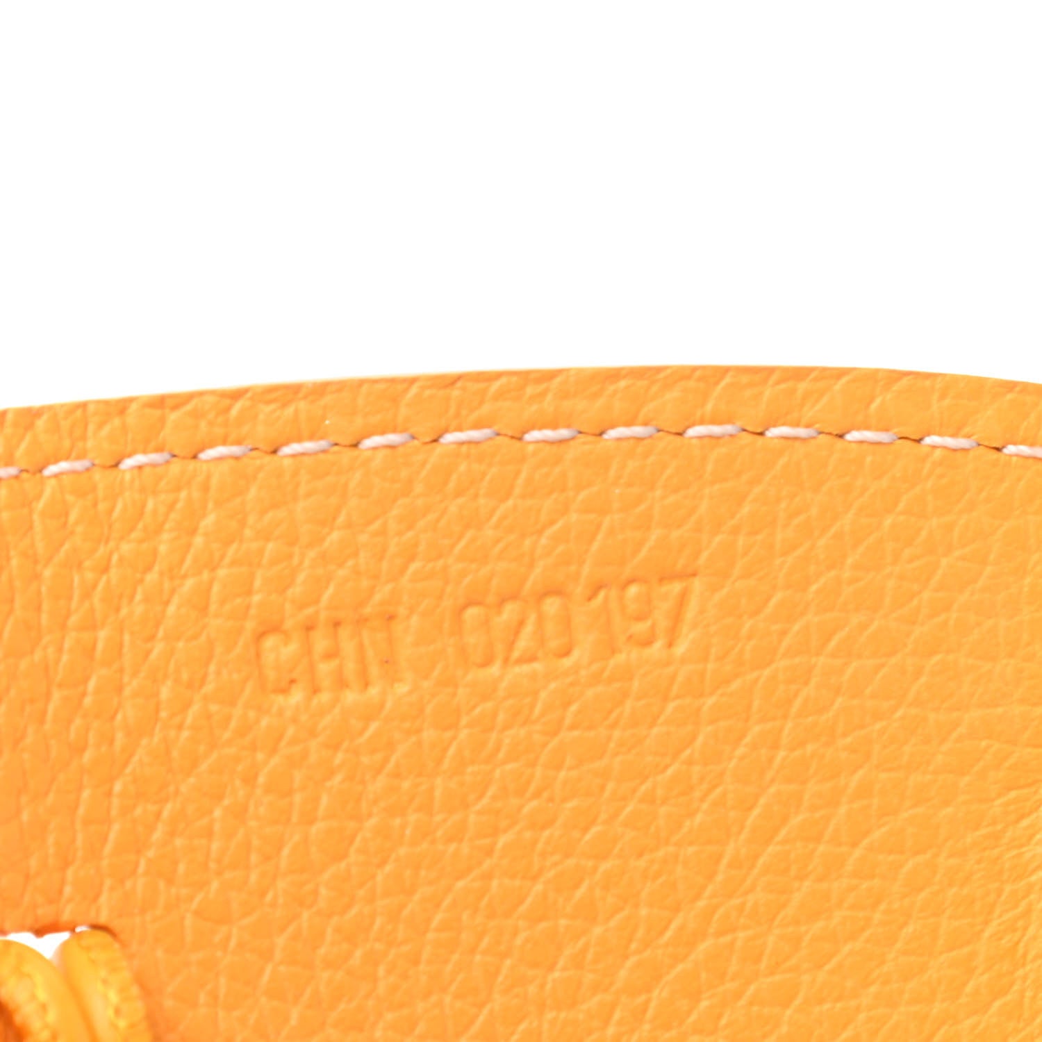 Goyard Calfskin Bag Clip Yellow 6 of 8