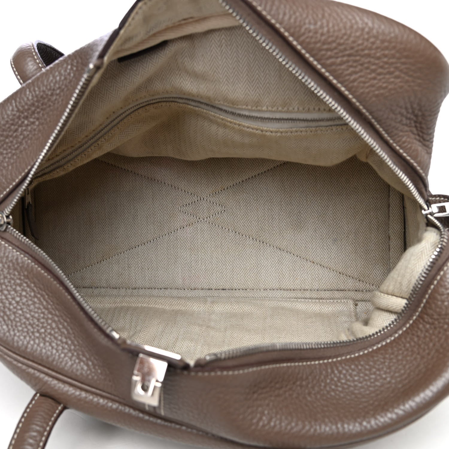 Hermes Taurillon Clemence Victoria II 35 Etoupe 4 of 8