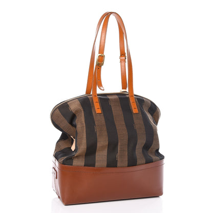 Fendi Pequin Cuoio Vegetale 2Bag Tobacco Cuoio Miele Vacchetta 3 of 12