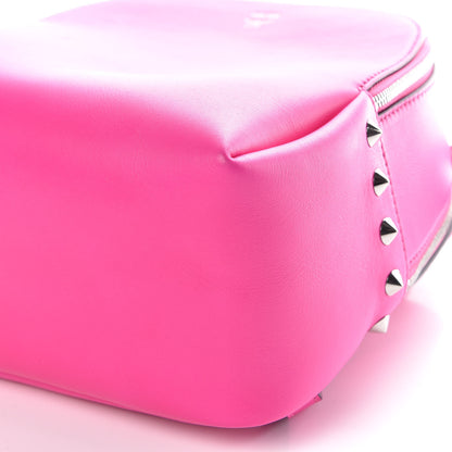 MCM Calfskin Mini Duchess Polke Studs Backpack Electric Pink 9 of 10