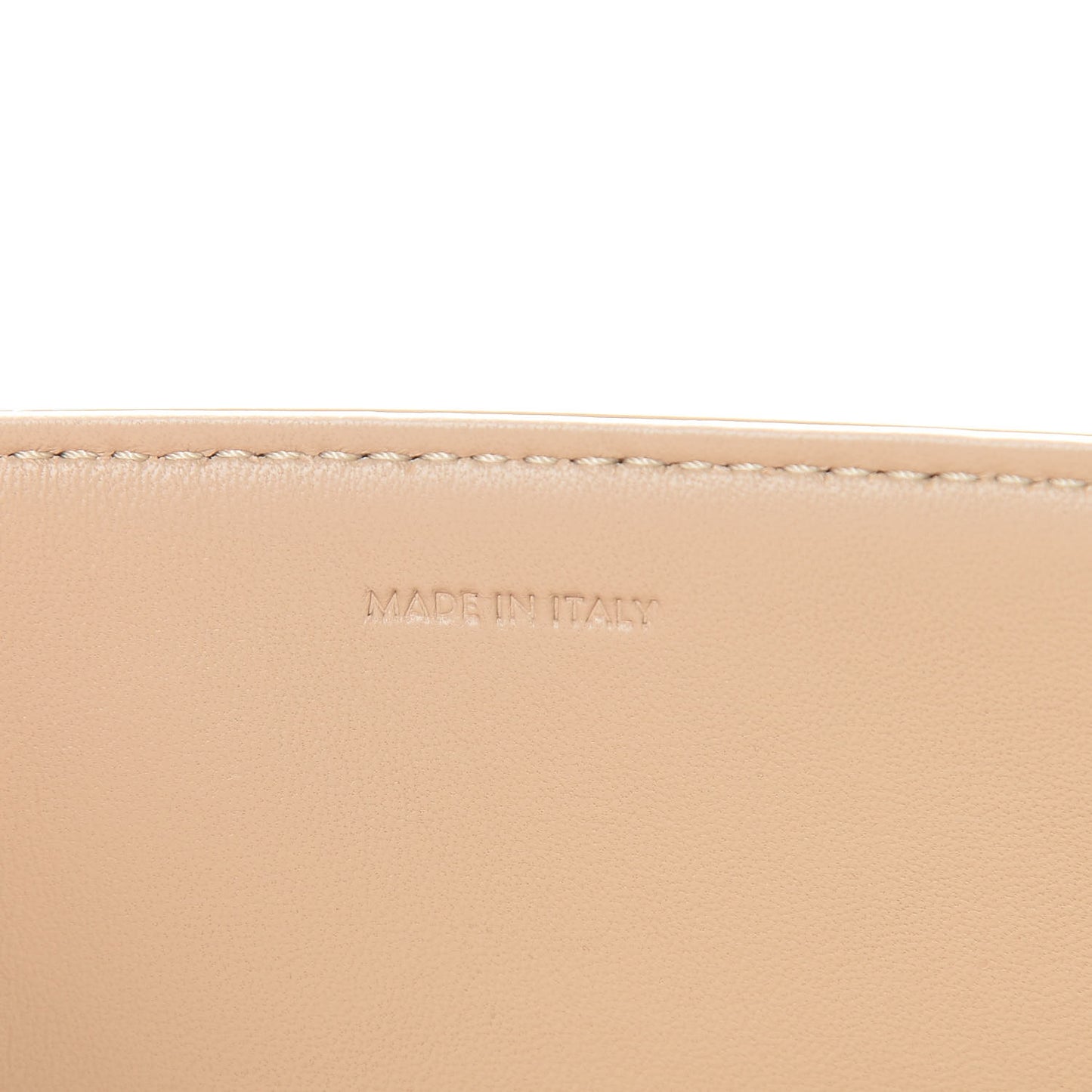 Shiny Calfskin Large Triomphe Nude
