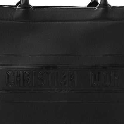 Christian Dior Calfskin Embossed Medium Book Tote Black 8 of 11
