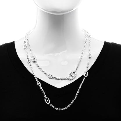 Hermes Sterling Silver Farandole Necklace 120 2 of 6