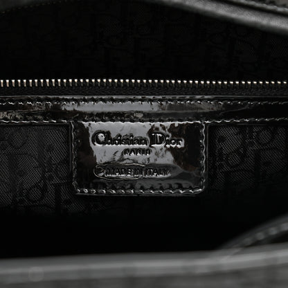Christian Dior Patent Cannage Large Lady Dior Black 6 of 10