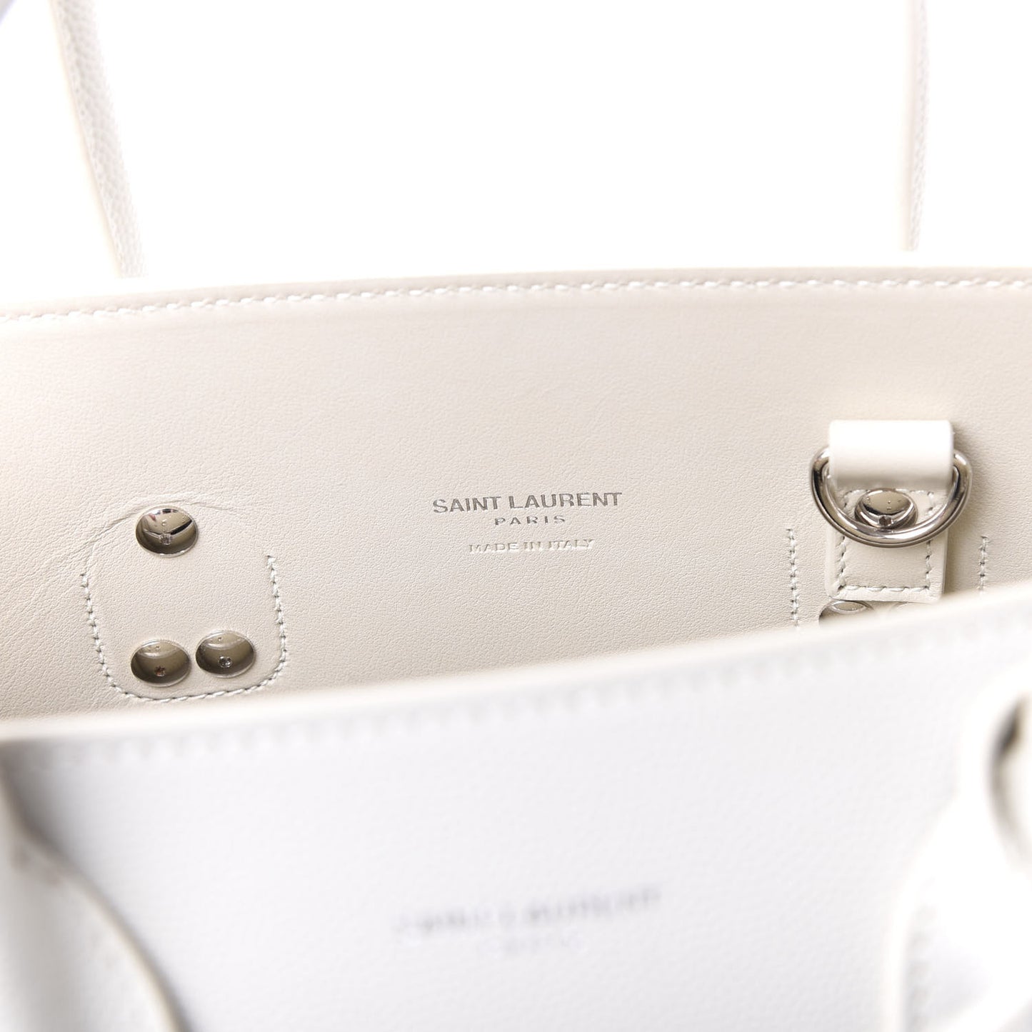 Grained Calfskin Baby Sac De Jour Crema Soft