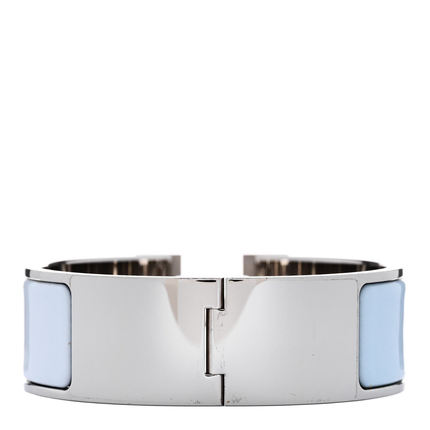 Enamel Wide Clic Clac H Bracelet PM Rainbow Bleu