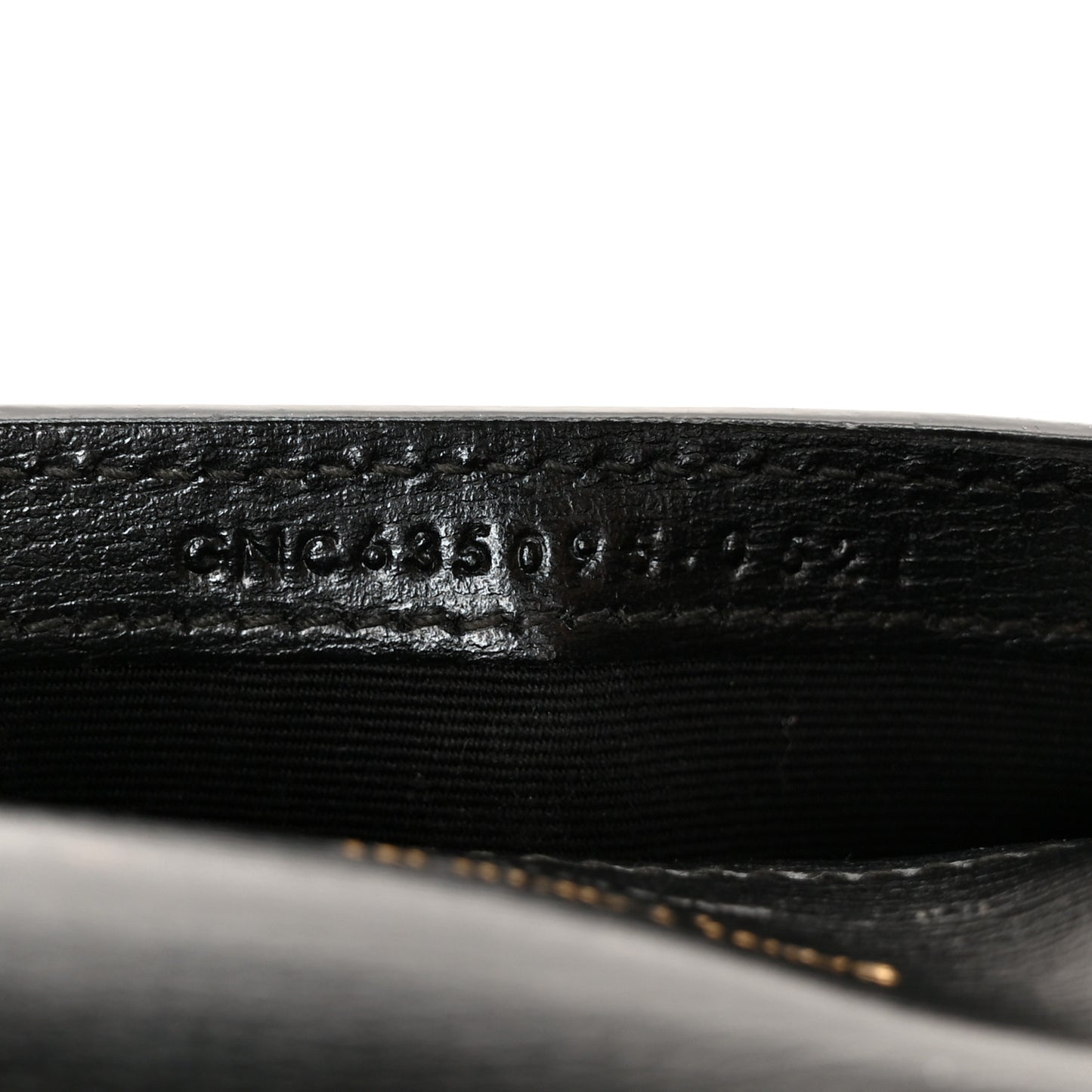 Grained Calfskin Monogram Phone Holder Crossbody Black